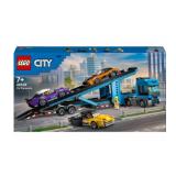 LEGO City Spielzeug 60408 Autotransporter mit Sportwagen Maximarkt 1 Set