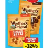 Storck Werthers Original Caramel Bites Crunchy oder Cookie HOFER 140 Gramm 1 Packung