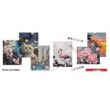 Malen nach Zahlen oder Diamond Painting 30 x 40 cm, versch. Motive PAGRO & LIBRO 1 Stück