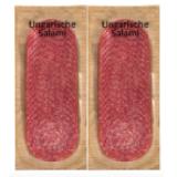 Sorger Ungarische Salami oder Kantwurst geschnitten Sutterlüty 100 Gramm 1 Packung