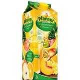 Pfanner Apfelsaft 100%, Blutorangen- od. Multivitaminnektar, Preisangabe ohne MwSt. (Preis inkl. MwSt. 2,63 €), METRO 2 Liter 1 Packung