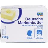 aro  Deutsche Markenbutter, Preisangabe ohne MwSt. (Preis inkl. MwSt. 1,31 €), METRO 250 Gramm 1 Packung