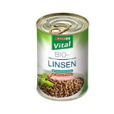 SPAR Vital Bio-Linsen oder Bio-Kichererbsen INTERSPAR 400 Gramm 1 Dose