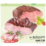 Reiter Knoblauchschinken oder Bauernschinken Maximarkt 100 Gramm