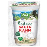 OM Obersteirische Molkerei Sauerrahm 15% Unimarkt 250 Gramm 1 Becher