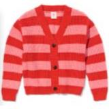 Promotion Bild von Kinder-Strickjacke gestreift rot HEMA 1 Stück