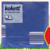 kokett Servietten 3-lagig HOFER 40 Stück