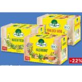 Willi Dungl Tee versch. Sorten Unimarkt 20 Stück 1 Packung