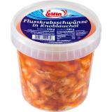 Elfin Flusskrebsschwänze mit Knoblauch, Preisangabe ohne MwSt. (Preis inkl. MwSt. 20,89 €), METRO 950 Gramm 1 Becher