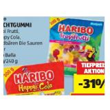 Haribo Fruchtgummi Tropi Frutti, Happy Cola, Goldbären Die Sauren oder Pico Balla HOFER 1 Packung