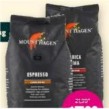 Mount Hagen Bio-Kaffee oder -Espresso versch. Sorten Denns BioMarkt 1 Kilogramm 1 Packung