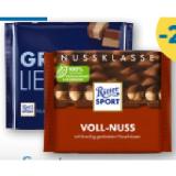 Ritter Sport Schokolade Großtafel versch. Sorten T&G 1 Packung