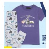 Harry Potter Kinder-Pyjama versch. Farben und Muster HOFER 1 Set