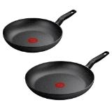 Tefal Pfannenset „TEFAL DARK ESSENTIAL“ 37310876 mömax 2 Stück