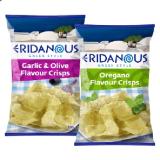 ERIDANOUS Chips Oregano oder Olive & Knoblauch Lidl 200 Gramm 1 Packung