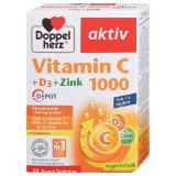Doppelherz aktiv Vitamin C + D3 + Zink 1000 Tabletten dm 30 Stück