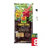 Compo Sana Qualitäts-Blumenerde Classic 42801667 BayWa 40 Liter 1 Sack