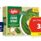 iglo Cremespinat versch. Sorten HOFER 1 Packung