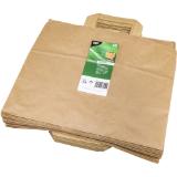 Papiertasche mit Griff, Preisangabe ohne MwSt. (Preis inkl. MwSt. 15,59 €), METRO