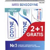 Sensodyne Zahncreme Multicare 2+1Gratis, Preisangabe ohne MwSt. (Preis inkl. MwSt. 3,35 €), METRO 75 Milliliter 1 Tube