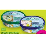 Züger Frischkäse Bio-Frischecreme Filona Natur oder Kräuter Denns BioMarkt 150 Gramm 1 Becher