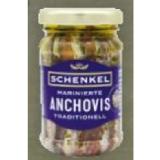 Promotion Bild von Schenkel Anchovis mariniert, traditionelle Art, in Olivenöl od. mit Kapern BILLA 1 Glas