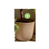 Belavi Pflanzgefäss mit Bewässerungseinsatz HOFER 1 Stück