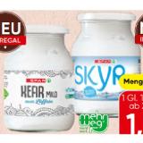 SPAR Kefir mild 1,5% Fett oder Skyr SPAR 500 Gramm 1 Glas