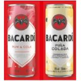 Bacardi Rum & Cola oder Pina Colada Lidl 0.25 Liter 1 Dose