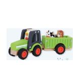 Spielzeug Holz-Traktor mit Anhänger maxi.preisjoker Maximarkt 1 Set