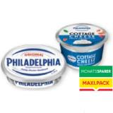 Philadelphia Frischkäse verschiedene Sorten oder Cottage Cheese Maximarkt 1 Packung