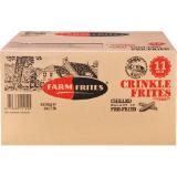 Pommes Frites Wellenschnitt, Preisangabe ohne MwSt. (Preis inkl. MwSt. 2,18 €), METRO 1 Kilogramm
