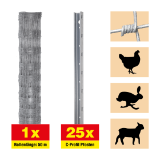 Weidezaun Taurus Josef Steiner 1 Meter