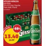 Promotion Bild von Gösser Märzen Penny 0.50 Liter 20 Flasche