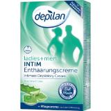 Depilan Ladies + Men Intim Enthaarungscreme, 75 ml + Pflegecreme, 30 ml dm 1 Packung