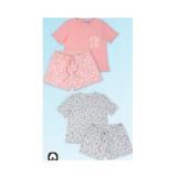 Up 2 Fashion Women Damen-Shorty-Pyjama versch. Farben und Modelle HOFER 1 Set