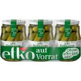 Efko Delikatess Gurken 3-9 cm, Preisangabe ohne MwSt. (Preis inkl. MwSt. 2,28 €), METRO 700 Gramm 1 Glas