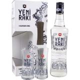 Yeni Raki inkl. 2 Gläser, Preisangabe ohne MwSt. (Preis inkl. MwSt. 14,39 €), METRO 0.70 Liter 1 Packung