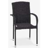 Promotion Bild von Stapelstuhl HALDBJERG schwarz 3700116 JYSK 1 Stück