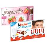Kinder Schokolade od. Yogurette div. Sorten Penny 100 Gramm 1 Packung
