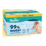 Pampers Feuchttücher 99 % Wasser 9 x 60 Stk. HOFER 1 Packung