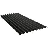 Bild von Onduline Base Bitumenwellplatte Schwarz 2.000 mm x 855 mm OBI 1 Quadratmeter