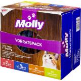 Promotion Bild von Molly Katzennassnahrung div. Sorten, Preisangabe ohne MwSt. (Preis inkl. MwSt. 6,77 €), METRO 24 Stück