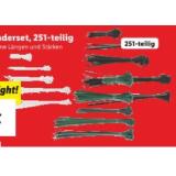 Promotion Bild von Parkside Kabelbinderset versch. Längen und Stärken Lidl 251 Stück 1 Set
