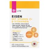 BI LIFE Eisen mit Vitamin C+ B-Vitaminen BIPA 45 Stück