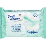 Sanft&Sicher Deluxe Feuchtes Toilettenpapier div. Sorten dm 50 Stück
