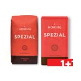 Promotion Bild von Hornig Spezial ganze Bohne oder gemahlen oder Entkoffeiniert gemahlen Unimarkt 500 Gramm 1 Packung