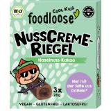 foodloose Nusscreme-Riegel Haselnuss-Kakao dm 28 Gramm 3 Stück