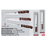 VICTORINOX Wood Filetiermesser, Wood Brotmesser, Wood Kochmesser oder Wood Santokumesser Maximarkt 1 Stück