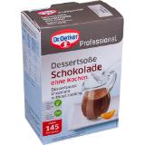 Dr. Oetker Dessertsauce Schokolade, Preisangabe ohne MwSt. (Preis inkl. MwSt. 12,09 €), METRO 1 Kilogramm 1 Packung